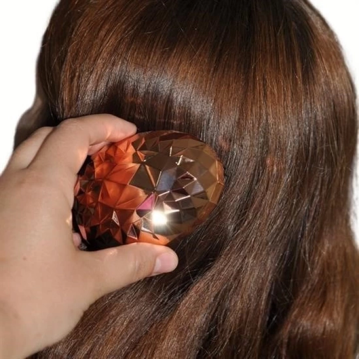 BFS  Rose Gold Saç Düzleştirici Tarak Geniş AralıklıHer Saç Tipine Uygun Fırçalı Saç Düzleştiric