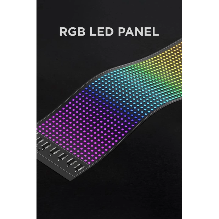 BFS Rp1259 Led Matrix Panel 16x96cm Telefon Kontrollü Kayar Led Animasyon Aydınlatma