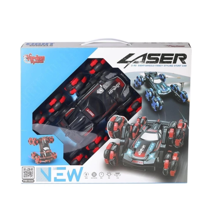 BFS   RQ3025 Kumandalı 8 Teker Akrobat Araba -Vardem