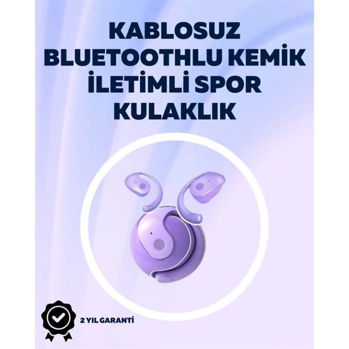 BFS S05 Bluetoothlu Kulak İçi Spor Kulaklık – Kemik İletimi, Otomatik Bağlantı, Derin Bas Performansı