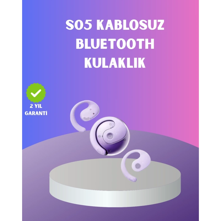 BFS S05 Spor Kulaklığı – Kemik İletimli, Kulak Kanalını Tıkamayan Yapı