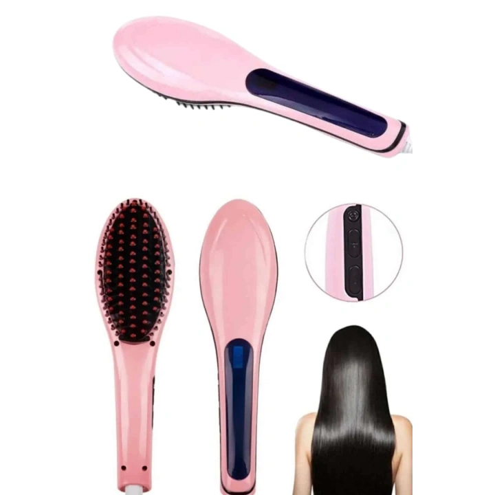 BFS Saç Fırça Akıllı LCD Ekran Pratik Saç Düzleştirici Tarak Pratik Taşınabilir