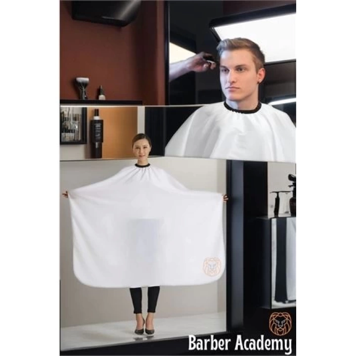 BFS Saç Kesim Önlüğü Unisex Beyaz