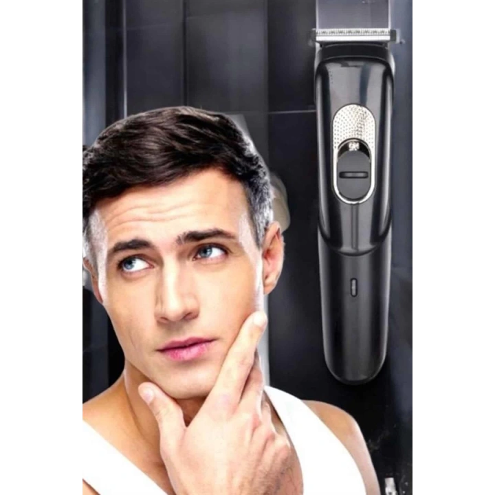 BFS Saç Sakal Vücut Şarjlı Kablosuz Tıraş Makinesi Profesyonel Paslanmaz Çelik