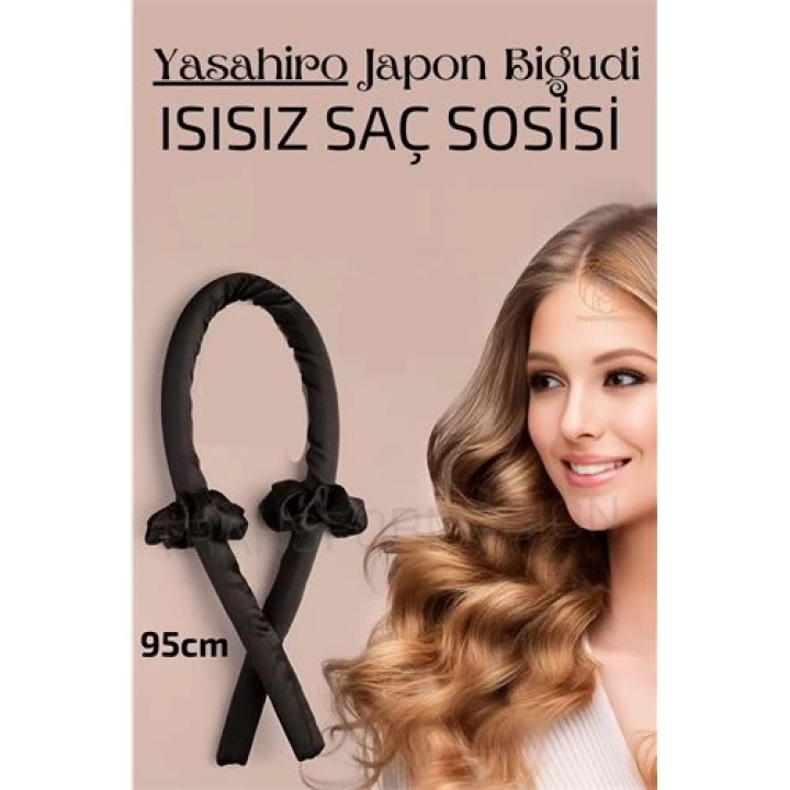 BFS Saç Sosisi Isısız Saç Şekillendirici Saten Japon Bigudisi