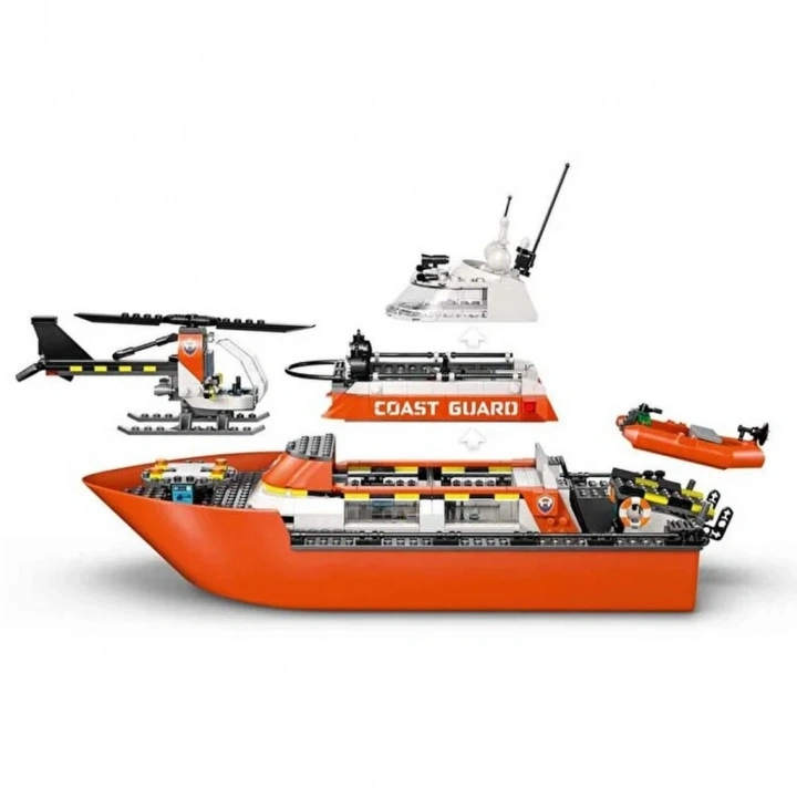 BFS Sahil Güvenlik Kurtarma Botu ve Helikopteri 60504