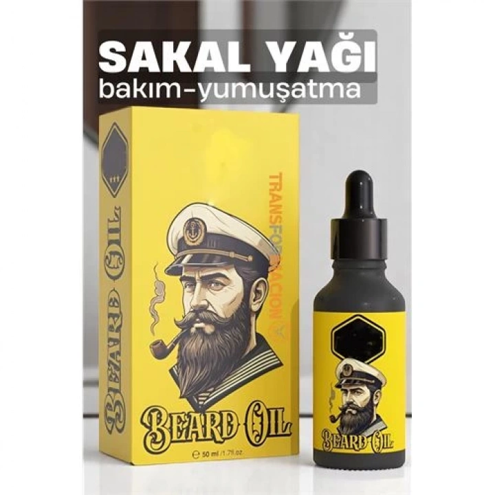 BFS  Sakal Bakım Yağı - Nemlendirici Sakal Yağı Sakal Yumuşatıcı 50 ML