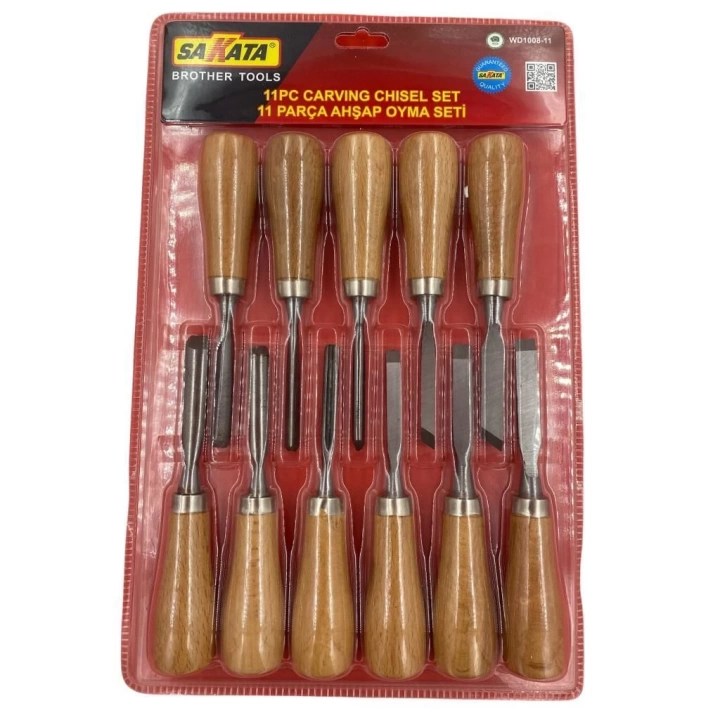 BFS Sakata WD 100811 Ahşap Oyma Seti 11 Parça