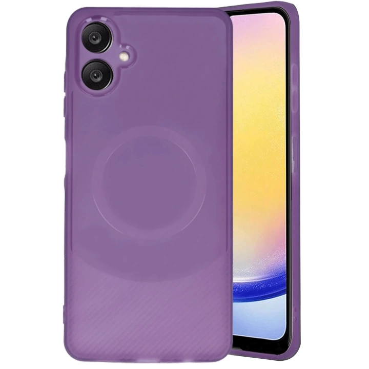 BFS  Samsung A06 Kılıf Maya Karbon Kapak - Mürdüm