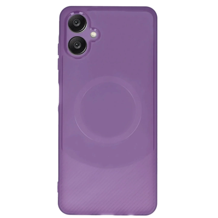 BFS  Samsung A06 Kılıf Maya Karbon Kapak - Mürdüm