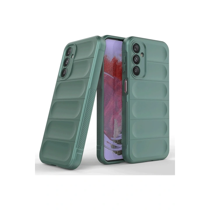 BFS  Samsung A36 Kılıf Optimum Silikon - Koyu Yeşil