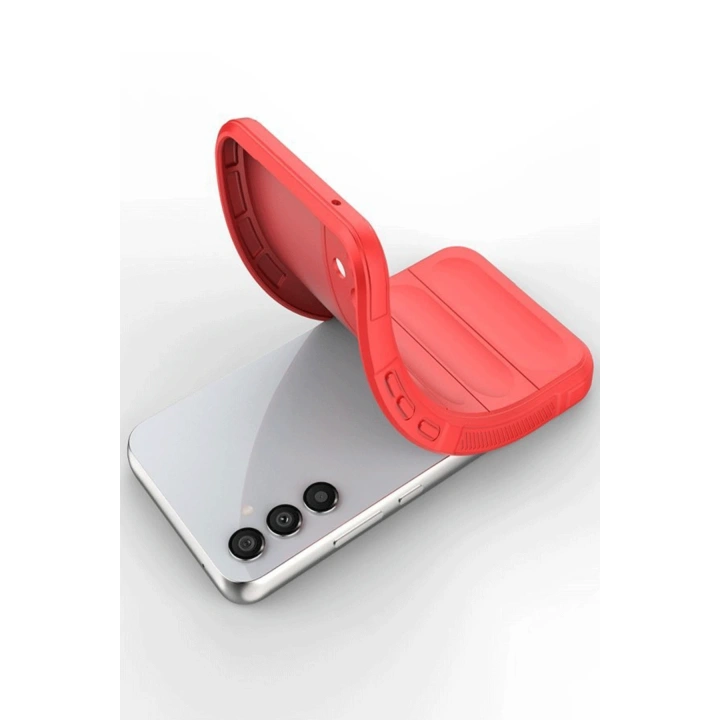 BFS  Samsung A56 Kılıf Optimum Silikon - Kırmızı