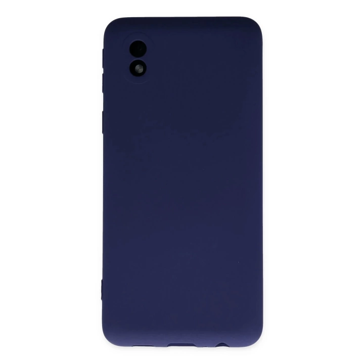 BFS  Samsung Galaxy A01 Core Kılıf Nano içi Kadife Silikon - Lacivert