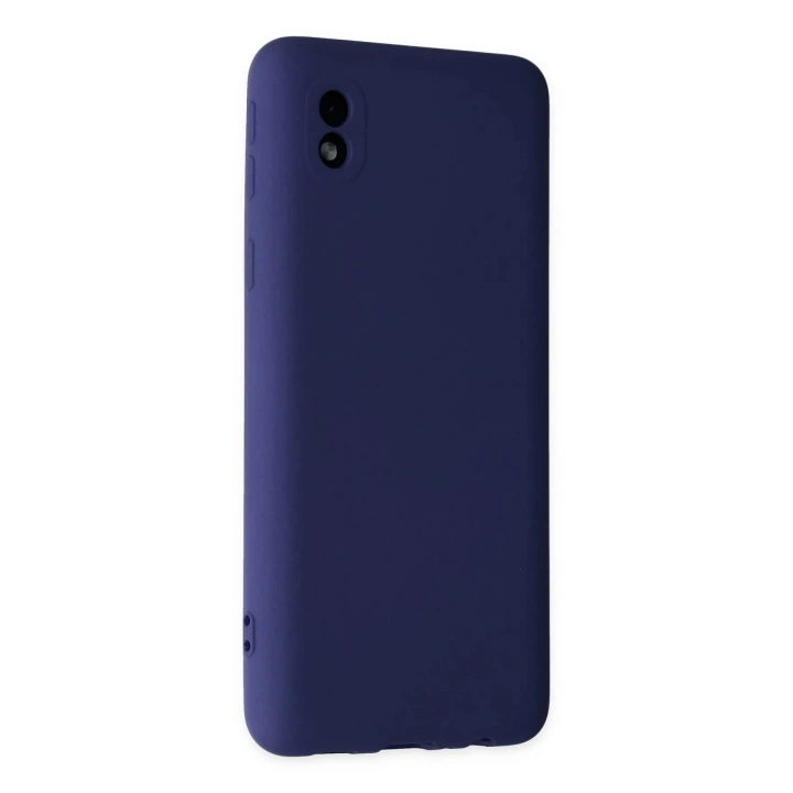 BFS  Samsung Galaxy A01 Core Kılıf Nano içi Kadife Silikon - Lacivert