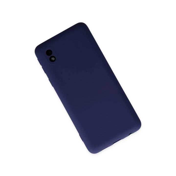 BFS  Samsung Galaxy A01 Core Kılıf Nano içi Kadife Silikon - Lacivert