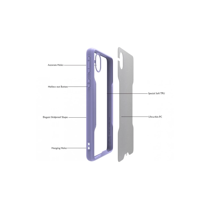 BFS  Samsung Galaxy A01 Core Kılıf Platin Silikon - Mavi