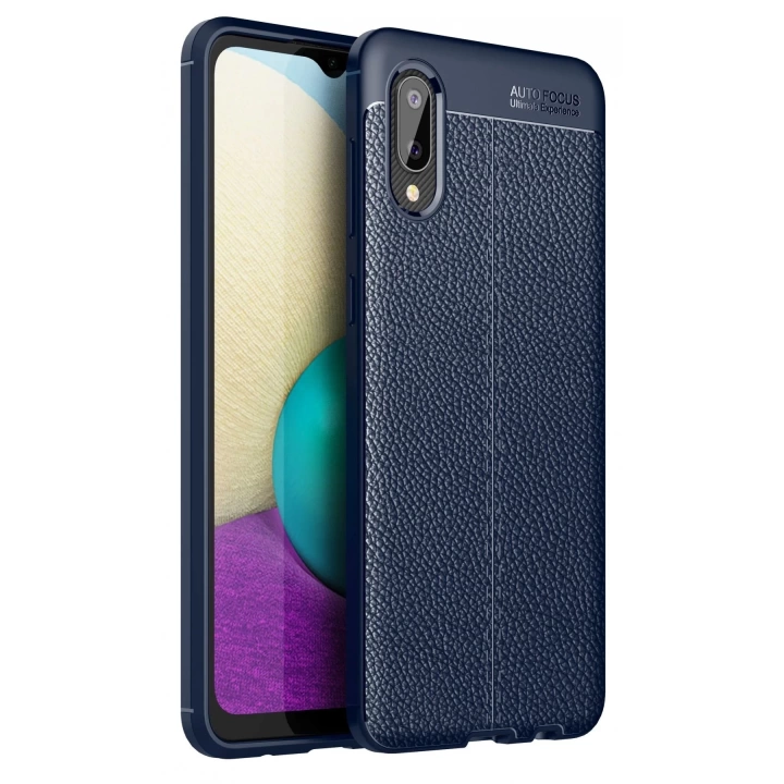 BFS  Samsung Galaxy A02 Kılıf Auto Focus Kapak - Lacivert