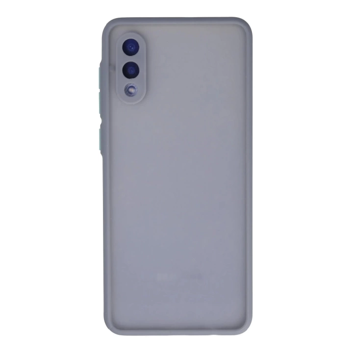BFS  Samsung Galaxy A02 Kılıf Montreal Silikon Kapak - Gri