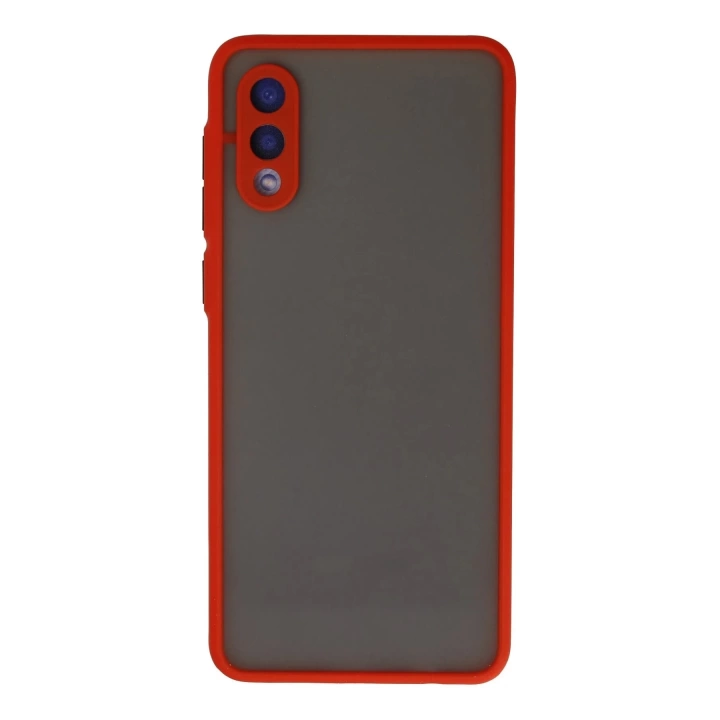 BFS  Samsung Galaxy A02 Kılıf Montreal Silikon Kapak - Kırmızı