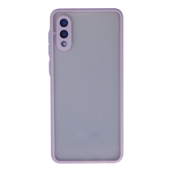 BFS  Samsung Galaxy A02 Kılıf Montreal Silikon Kapak - Mor
