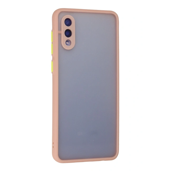 BFS  Samsung Galaxy A02 Kılıf Montreal Silikon Kapak - Pembe