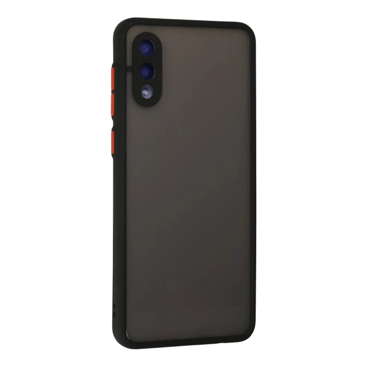 BFS  Samsung Galaxy A02 Kılıf Montreal Silikon Kapak - Siyah