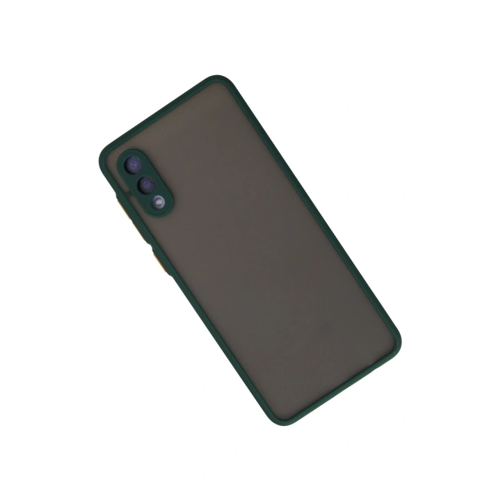 BFS  Samsung Galaxy A02 Kılıf Montreal Silikon Kapak - Yeşil