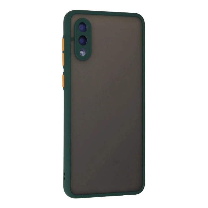 BFS  Samsung Galaxy A02 Kılıf Montreal Silikon Kapak - Yeşil