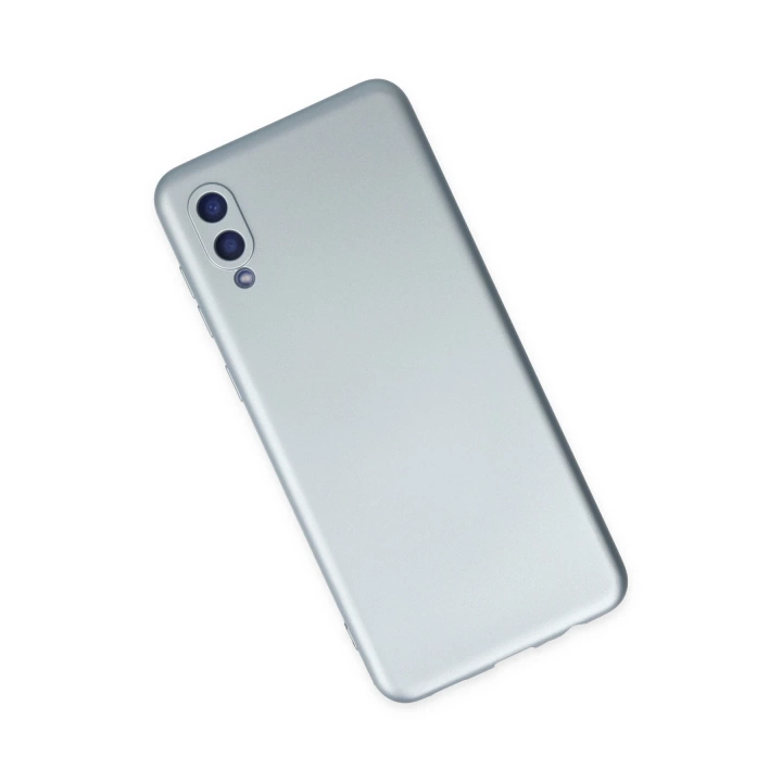 BFS  Samsung Galaxy A02 Kılıf Nano içi Kadife Silikon - Sky Blue