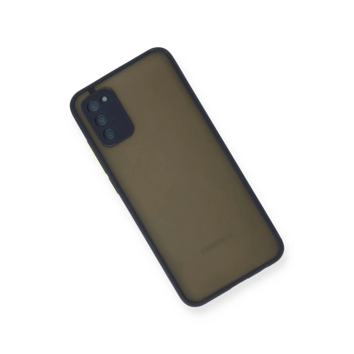 BFS  Samsung Galaxy A02S Kılıf Montreal Silikon Kapak - Lacivert