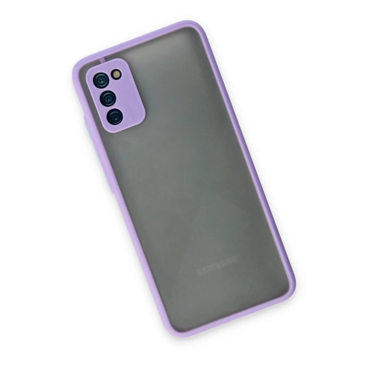 BFS  Samsung Galaxy A02S Kılıf Montreal Silikon Kapak - Mor