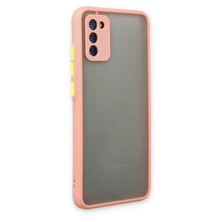 BFS  Samsung Galaxy A02S Kılıf Montreal Silikon Kapak - Pembe