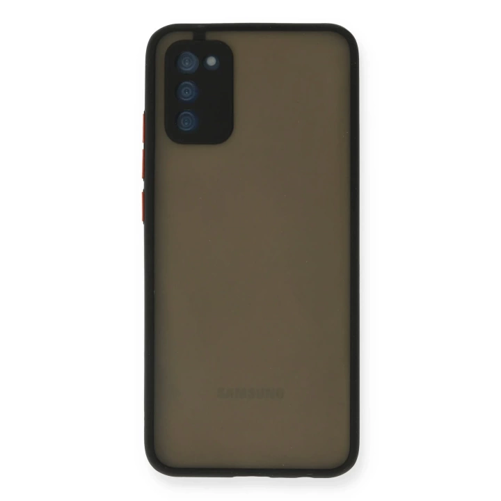 BFS  Samsung Galaxy A02S Kılıf Montreal Silikon Kapak - Siyah