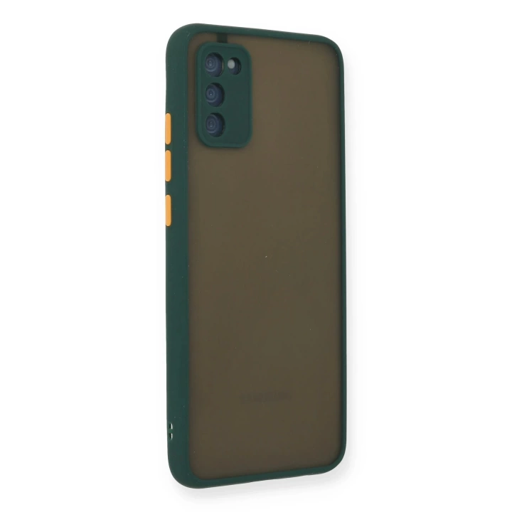 BFS  Samsung Galaxy A02S Kılıf Montreal Silikon Kapak - Yeşil