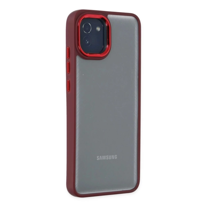 BFS  Samsung Galaxy A03 Kılıf Dora Kapak - Kırmızı