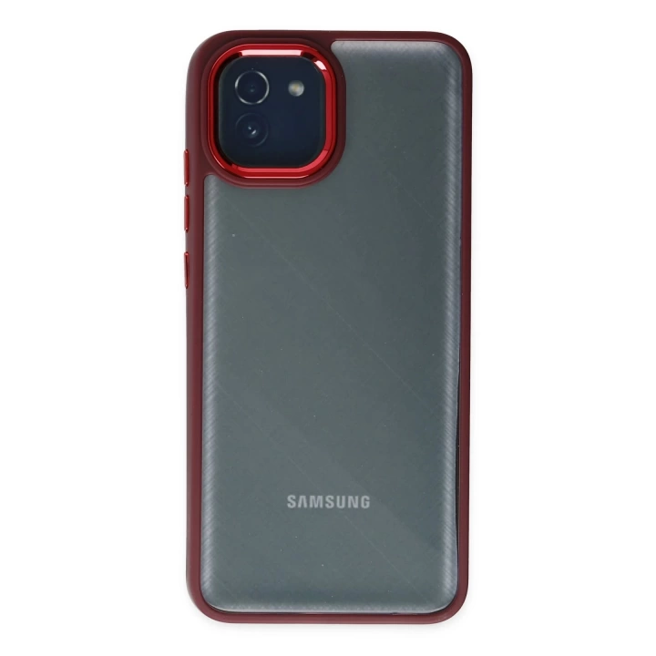 BFS  Samsung Galaxy A03 Kılıf Dora Kapak - Kırmızı