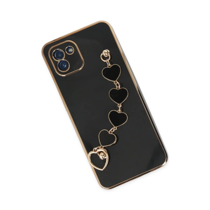BFS  Samsung Galaxy A03 Kılıf Esila Silikon - Siyah