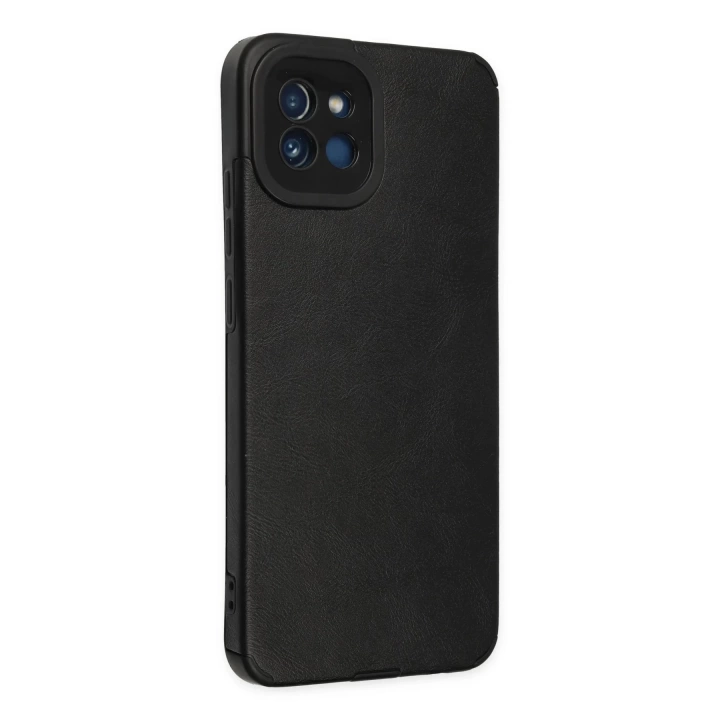 BFS  Samsung Galaxy A03 Kılıf Loop Deri Silikon - Siyah