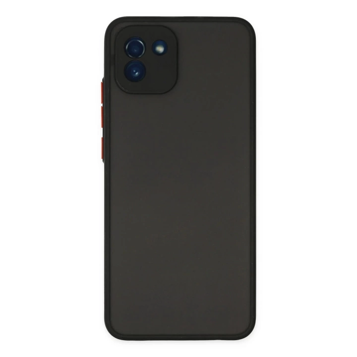 BFS  Samsung Galaxy A03 Kılıf Montreal Silikon Kapak - Siyah