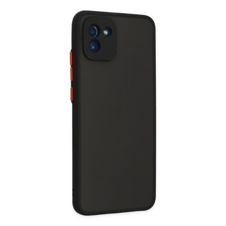 BFS  Samsung Galaxy A03 Kılıf Montreal Silikon Kapak - Siyah