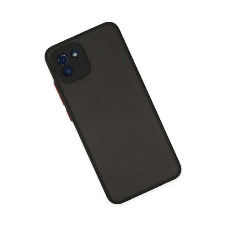 BFS  Samsung Galaxy A03 Kılıf Montreal Silikon Kapak - Siyah
