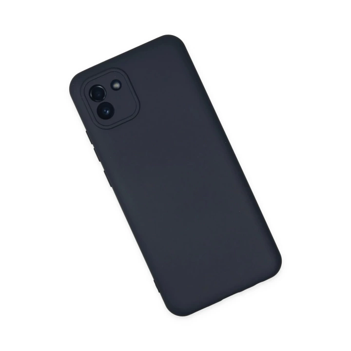 BFS  Samsung Galaxy A03 Kılıf Nano içi Kadife Silikon - Lacivert