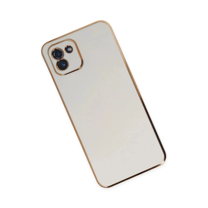 BFS  Samsung Galaxy A03 Kılıf Volet Silikon - Beyaz