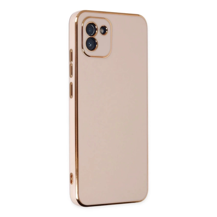 BFS  Samsung Galaxy A03 Kılıf Volet Silikon - Pembe