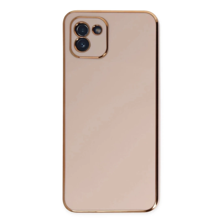 BFS  Samsung Galaxy A03 Kılıf Volet Silikon - Pembe