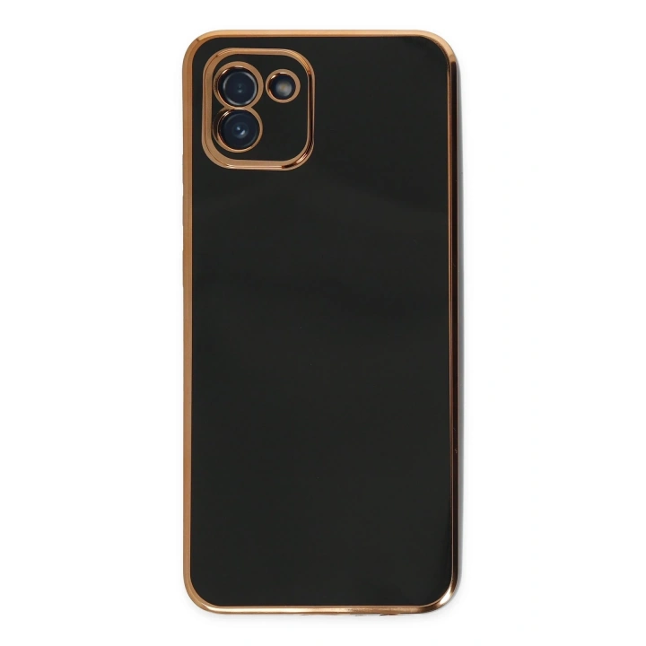 BFS  Samsung Galaxy A03 Kılıf Volet Silikon - Siyah