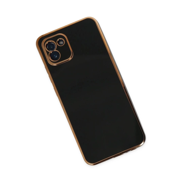 BFS  Samsung Galaxy A03 Kılıf Volet Silikon - Siyah