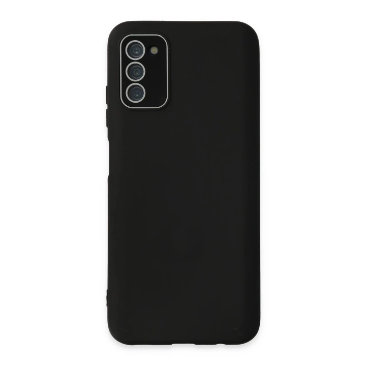 BFS  Samsung Galaxy A03S Kılıf Lansman Glass Kapak - Siyah
