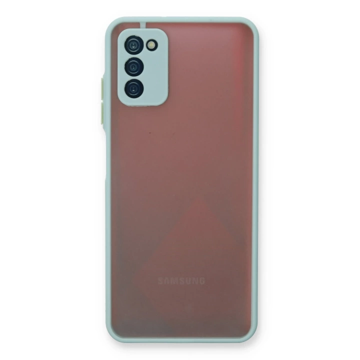 BFS  Samsung Galaxy A03S Kılıf Montreal Silikon Kapak - Turkuaz