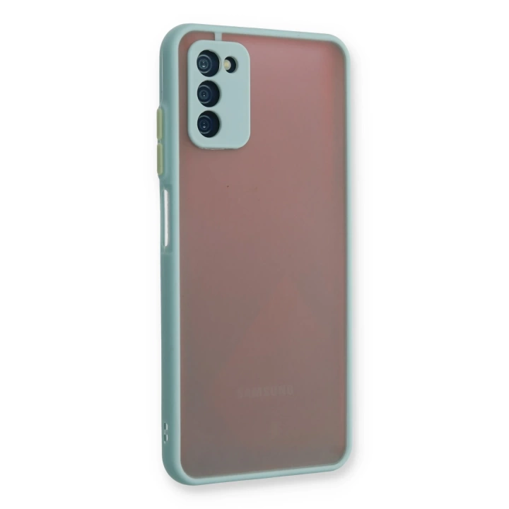 BFS  Samsung Galaxy A03S Kılıf Montreal Silikon Kapak - Turkuaz